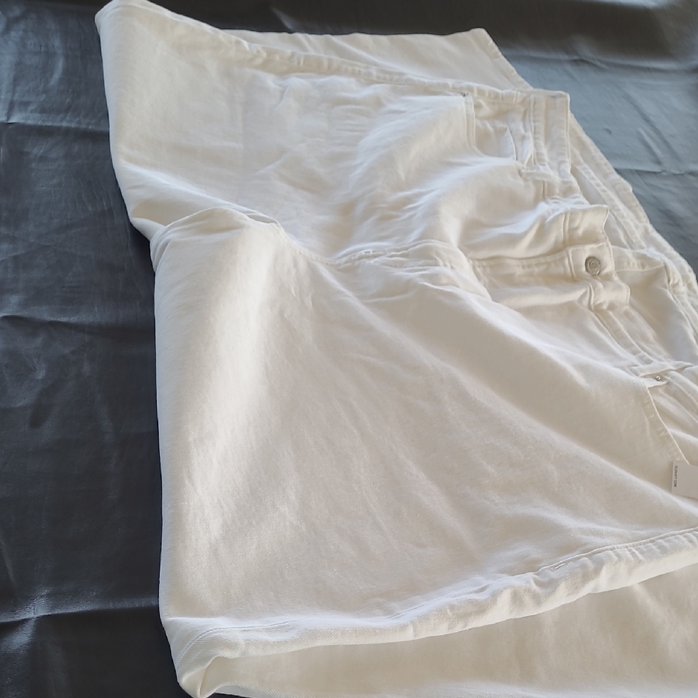 White Denim Jeans Size 28 Plus